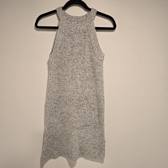 Madewell Dresses & Skirts - Madewell Sweater Dress Womens XS Gray Marled Valley Sleeveless Mini New
